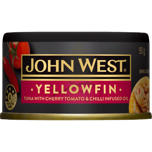 John West Yellow Fin Tuna Cherry Tomato Chilli Oil