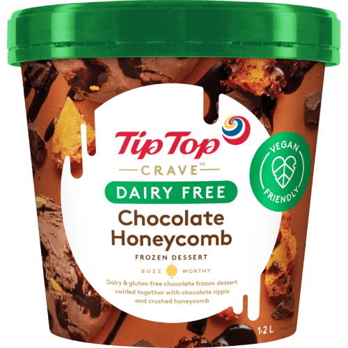Tip Top Crave Dairy Free Chocolate Honeycomb Frozen Dessert