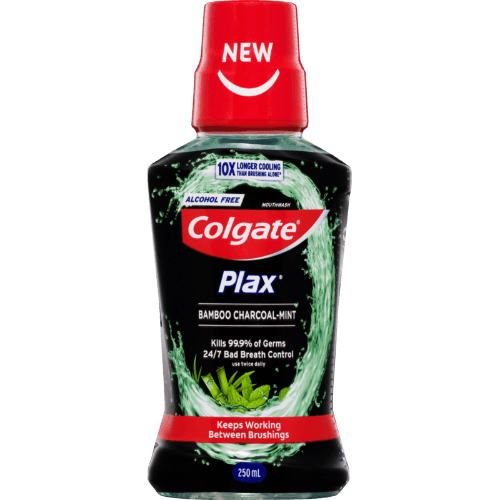 Colgate Plax Bamboo Charcoal-Mint Mouthwash 250 mL