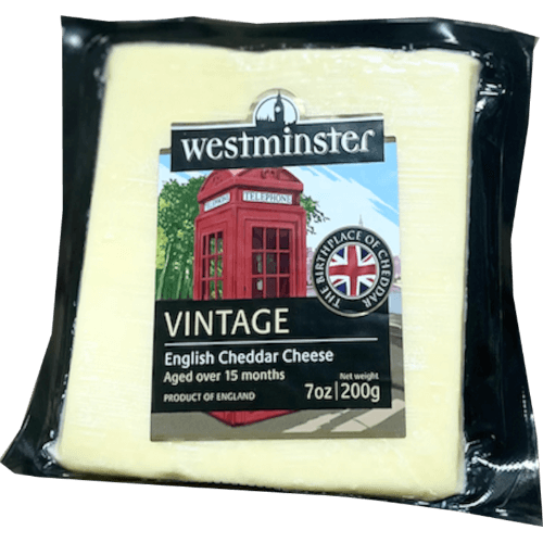 Westminster Vintage English Cheddar Cheese