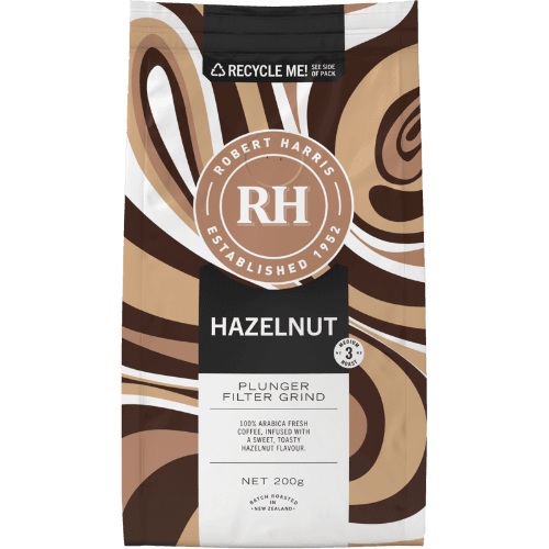 Robert Harris Infused Hazelnut Plunger Filter Grind Coffee