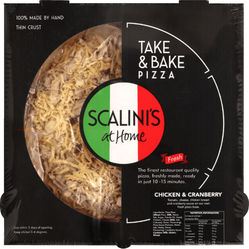 Scalini's At Home Pizza Chicken & Cranberry 500 g