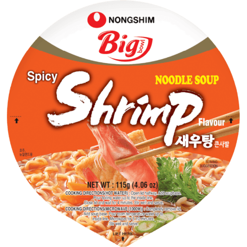 Nongshim Spicy Shrimp Noodle Soup Big Bowl