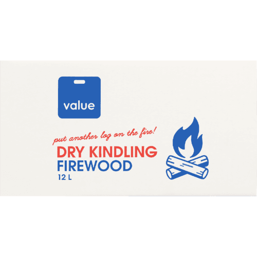 Value Dry Kindling Firewood 12 L