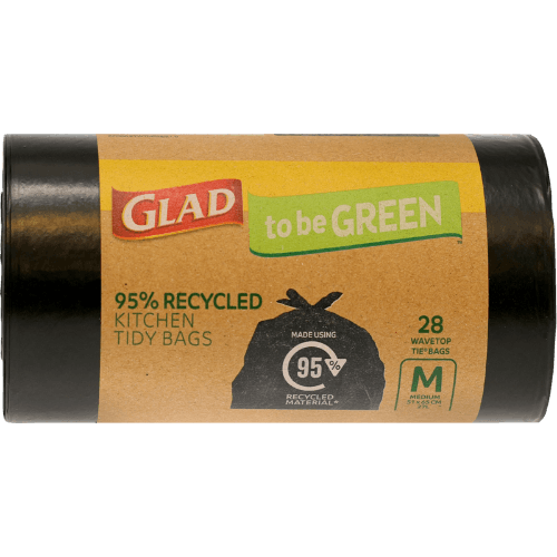 Glad To Be Green 95% Recycled Wavetop Medium Kitchen Tidy Bags