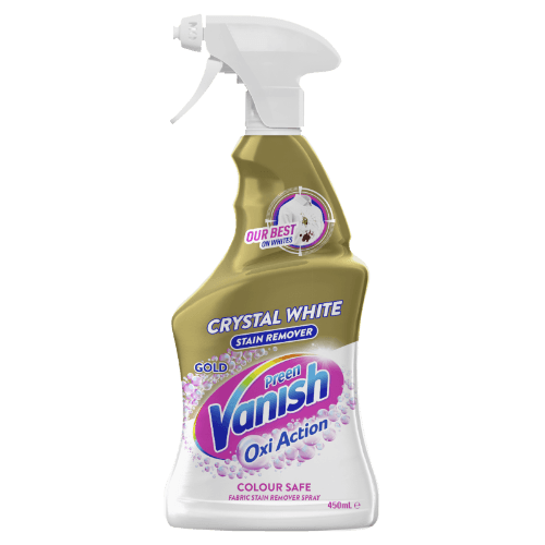 Vanish Preen Stain Remover Gold Crystal White Spray