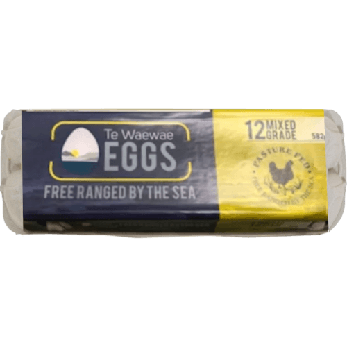 Te Waewae Eggs Pasture Fed Free Range Mixed Grade Eggs