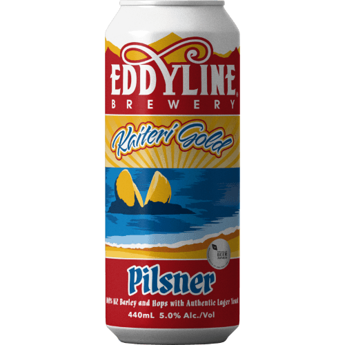 Eddyline Brewery Kaiteri Gold Pilsner 440 mL