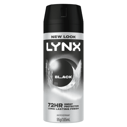 Lynx Black 72hr Deodorant Antiperspirant Body Spray