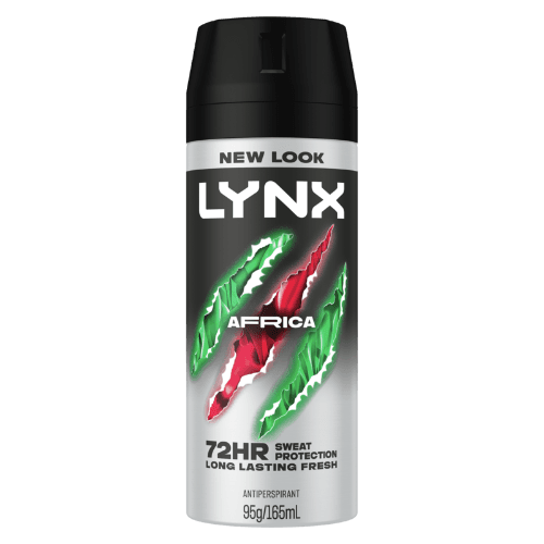 Lynx Africa Squeezed Mandarin & Sandalwood 72hr Deodorant Antiperspirant Bodyspray