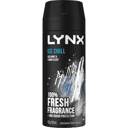 Lynx Ice Chill Iced Mint & Lemon 48hr Deodorant Antiperspirant Bodyspray