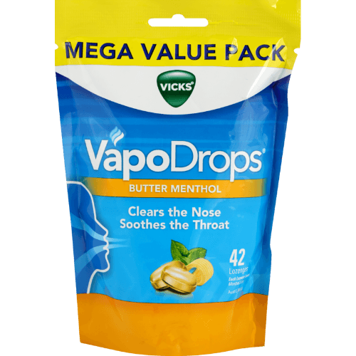 Vicks VapoDrops Butter Menthol Lozenges