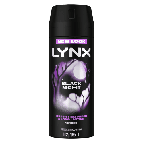 Lynx Black Night 48hr Deodorant Antiperspirant Body Spray