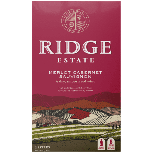Ridge Estate Merlot Cabernet Sauvignon Cask 2 L