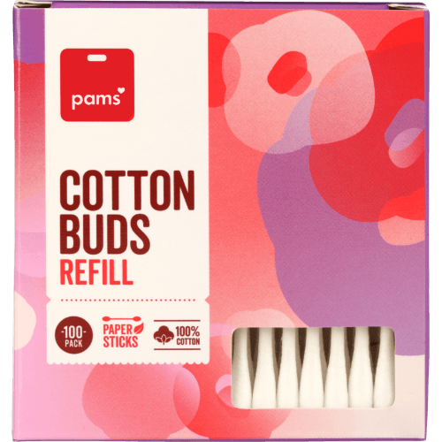 Pams Cotton Buds Refill 100 pack
