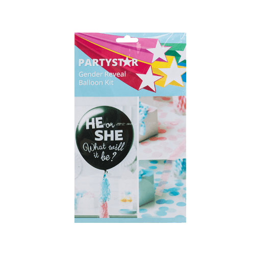 Korbond Partystar Gender Reveal Balloon Kit