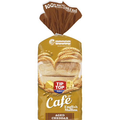 Tip Top Cafe Aged Cheddar English Muffins