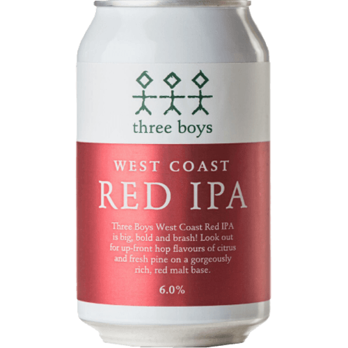 Three Boys West Coast Red IPA 330 mL