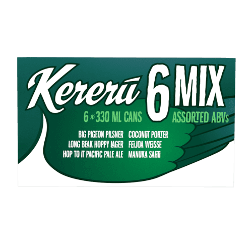 Kereru 6 Mix Assorted ABVs Cans 6 × 330 mL