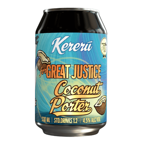 Kereru Great Justice Coconut Porter 330 mL