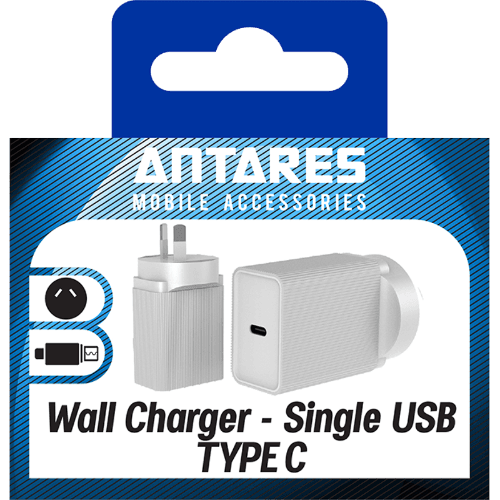 Antares Type C Single USB 3.6A Wall Charger