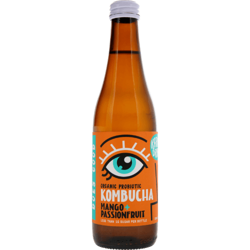 Karma Mango + Passionfruit Organic Probiotic Kombucha 330 mL