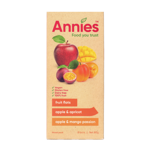 Annies Apple Apricot & Apple Mango Passion Fruit Flats