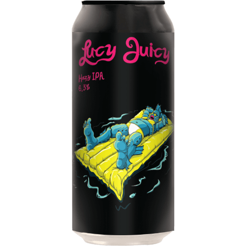 Double Vision Brewing Company Lucy Juicy Hazy IPA 440 mL