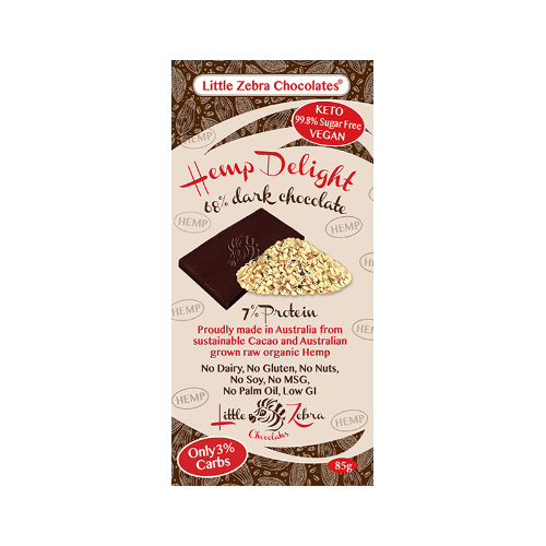 Little Zebra Hemp Delight Dark Chocolates