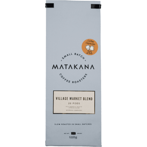 Matakana Coffee Roasters Village Market Blend Coffee Pods 20 pack