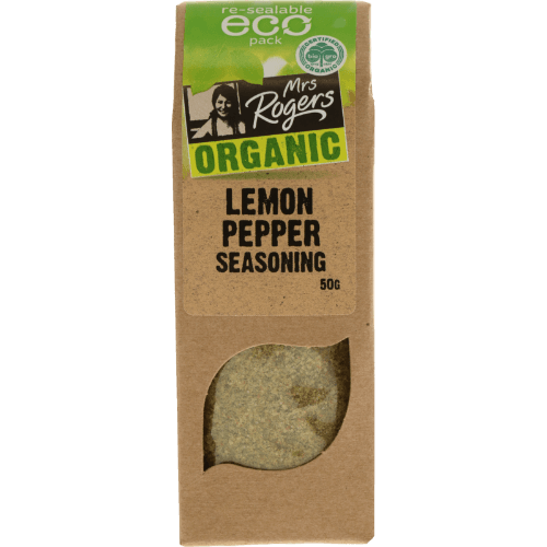 Mrs Rogers Organic Lemon Pepper Seasoning