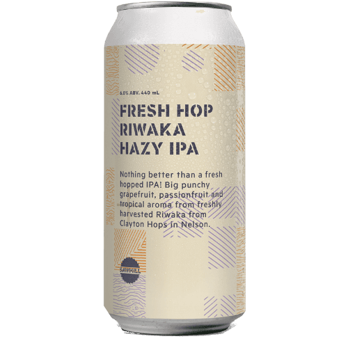 Sawmill Fresh Hop Riwaka Hazy IPA