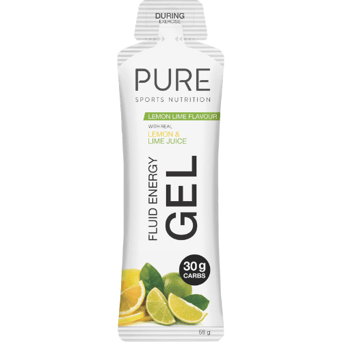 Pure Sports Nutrition Lemon & Lime + Caffeine Fluid Energy Sports Gel 50 g