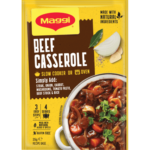 Maggi Slow Cooker Beef Rich Sauce Recipe Base Sachet