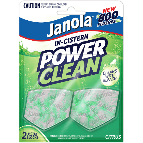 Janola Citrus In-Cistern Power Clean Toilet Cleaner 100 g