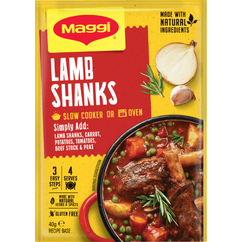 Maggi Slow Cooker Lamb Shank Recipe Base Sachet