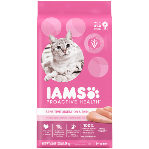 IAMS Proactive Health Adult Healthy Digestion with Chicken & Turkey Dry Cat Food