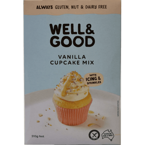 Well & Good Vanilla Cupcake Mix