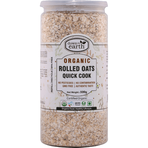Down to Earth Organic Quick Cook Rolled Oats