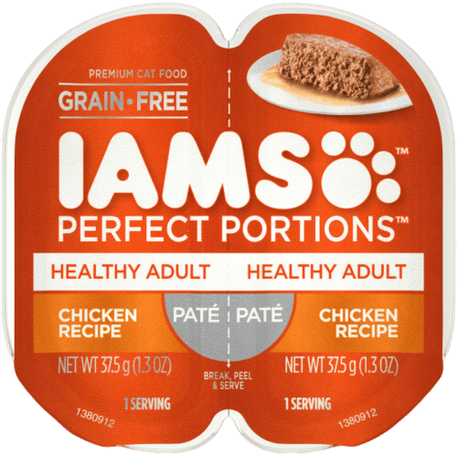 IAMS Perfect Portions Chicken Recipe Pate Healthy Adult Premium Cat Food 75 g