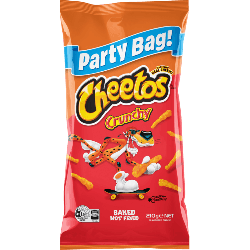 Cheetos Crunchy Cheese Corn Snacks Party Bag