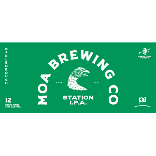 Moa Station IPA Cans 12 × 330 mL