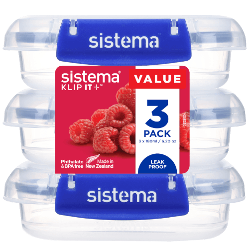 Sistema Klip It+ Rectangle Containers 180ml