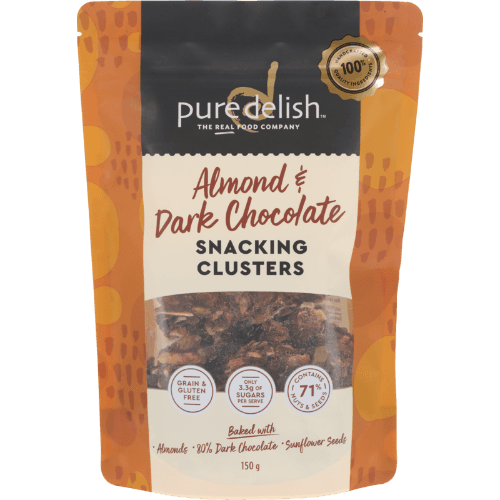 Pure Delish Almond & Dark Chocolate Snacking Clusters