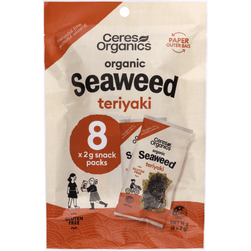 Ceres Organics Organic Teriyaki Seaweed Snack Pack