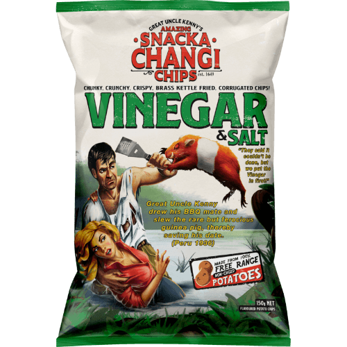 Snacka Changi Chips Vinegar & Salt Kettle Fried Potato Chips