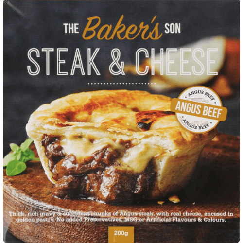 The Baker's Son Angus Steak & Cheese Pie