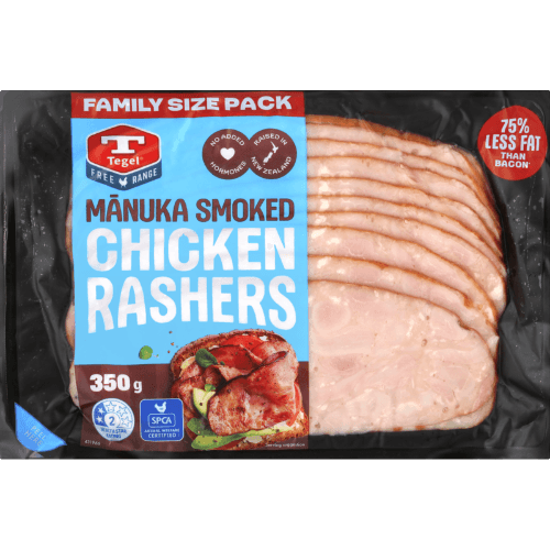 Tegel Free Range Manuka Smoked Chicken Rashers