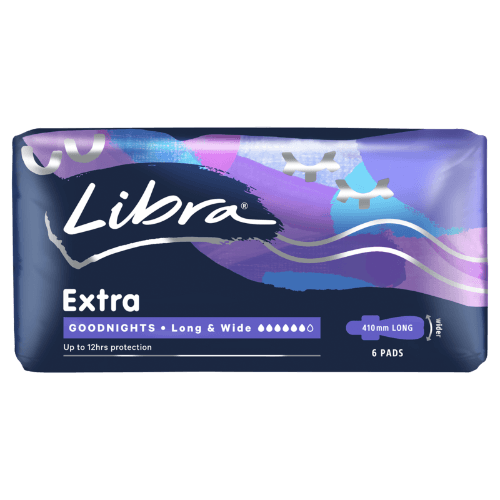 Libra Extra Long Wide Pads With Wings