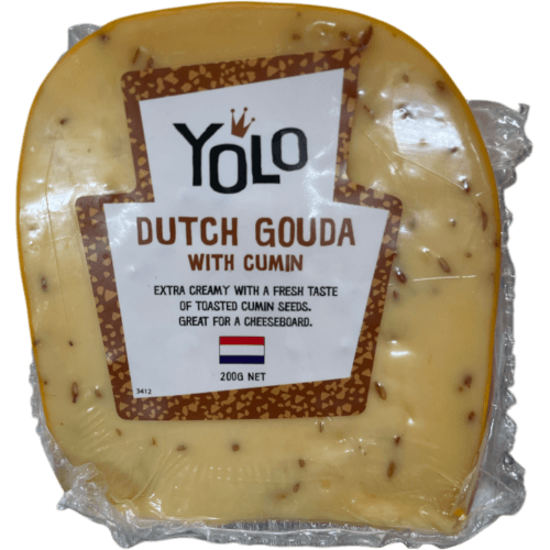Yolo Dutch Gouda With Cumin Cheese Wedge